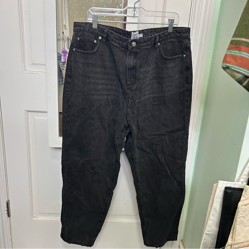 Princess Polly Black Mom Jeans